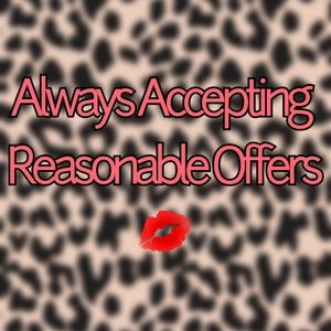 Reasonable Offers Welcome!